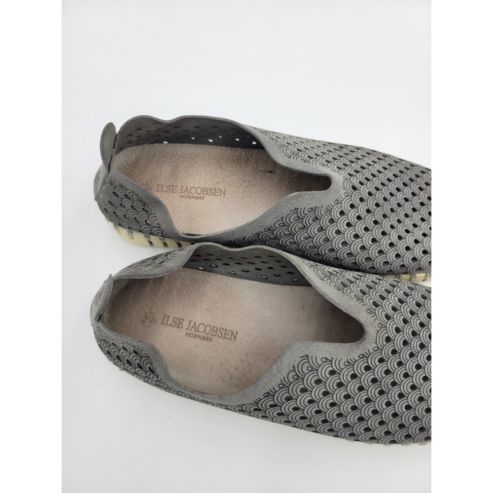 Ilse Jacobsen Women's Tulip Grey Slip On Comfort Loafer Sneakers Sz 39 See Chart - Picture 5 of 11